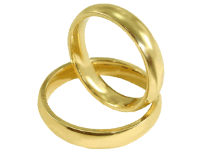 aliancas de casamento sobre documentos oficiais brasileiros