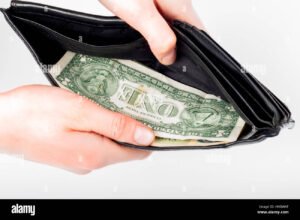 carteira de trabalho aberta com dinheiro ao lado