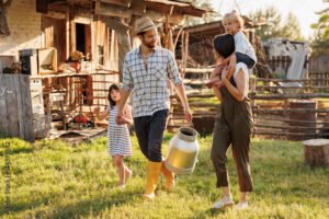 maes rurais e urbanas com bebes felizes