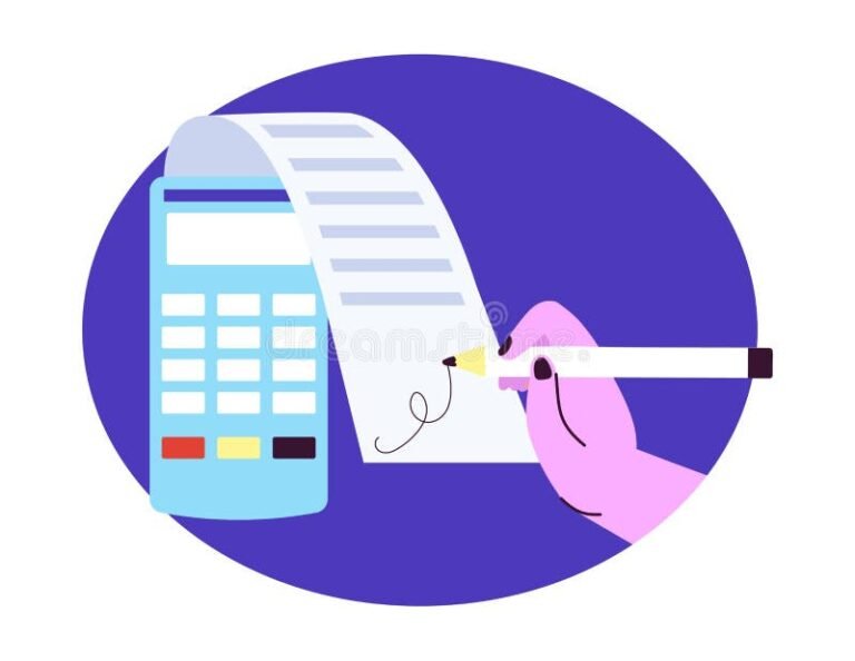 maos segurando documentos financeiros e penhora