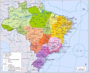 mapa do brasil destacando o estado com placa g