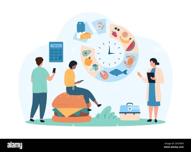 pessoa usando calculadora com relogio e almoco