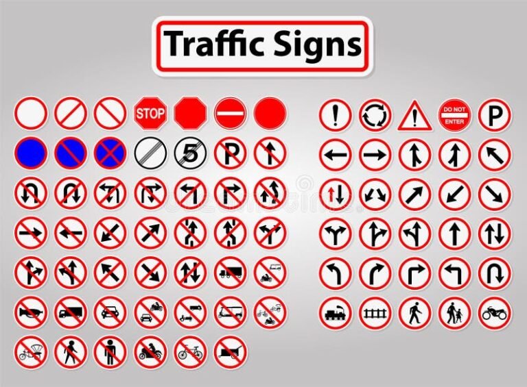 placa de transito com simbolo de proibicao