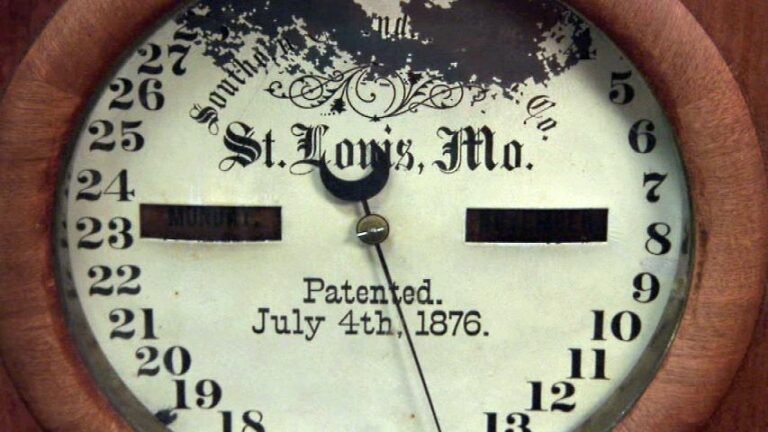 Como Usar Uma Calculadora de Anos, Meses e Dias Para Calcular Idade 16 relogio antigo com calendario e numeros circulares