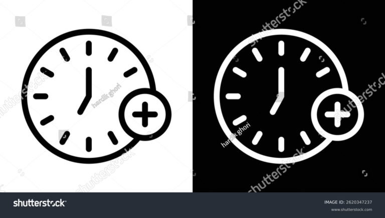 relogio mostrando horas com simbolo de mais